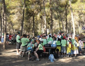 Sehen, wo die Spenden hinkommen: von deutschen JNF-KKL Spendern finanzierter Picknickplatz