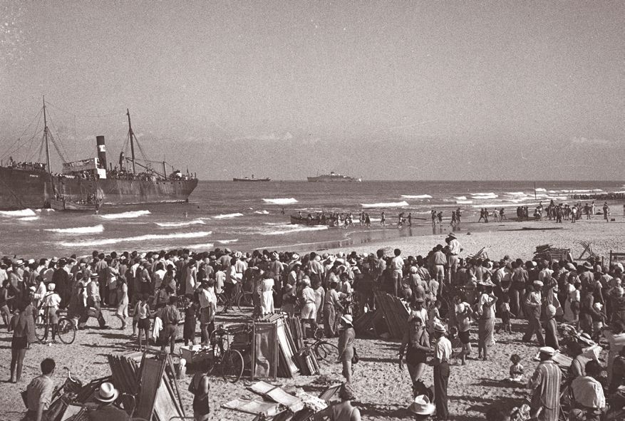 JNF-KKL: Die Ankunft des illegalen Flüchtlingsschiffs „Parita“ 1928
